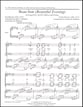 Beautiful Evening SATB choral sheet music cover